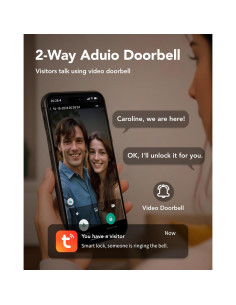 Cerradura Inteligente Devo G1 con Cámara y Timbre, Wi-Fi 2