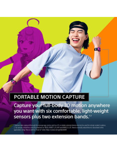 Captura Movimiento 3D Sony mocopi 6 Sensores Resistente 2