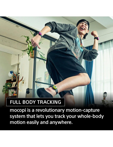 Captura Movimiento 3D Sony mocopi 6 Sensores Resistente