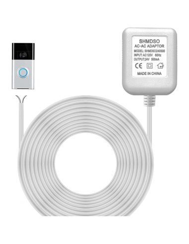 Transformador de Timbre 24V SHMDSO 10m 500mA Compatible Arlo
