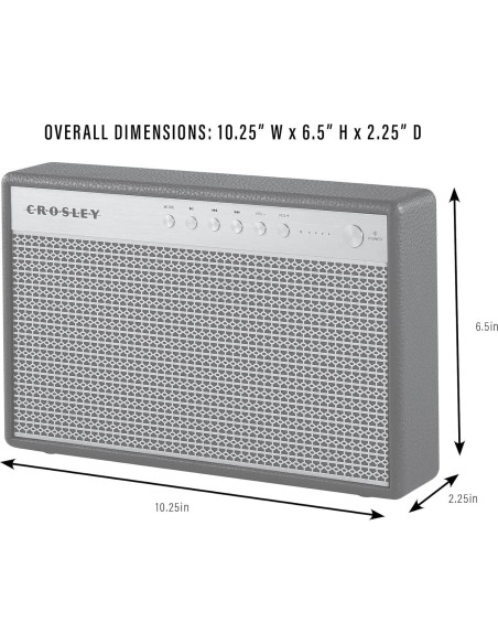 Altavoz Bluetooth Portátil Crosley Montero 30W Negro