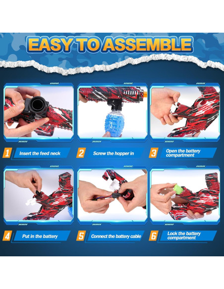 Set Juguete Blaster Eléctrico ONEXIZ Anti-salpicaduras 2 Pzs