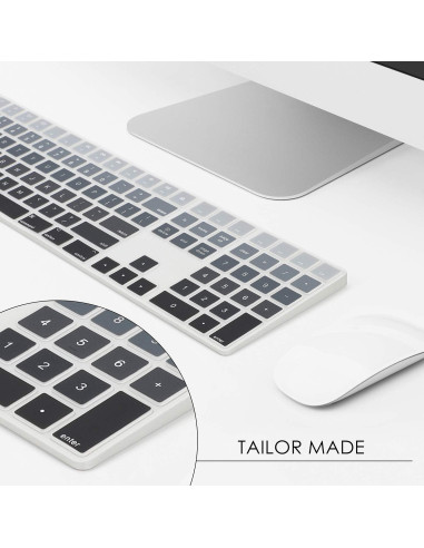 Funda Teclado Inalámbrico Apple iMac Magic Allinside Gris