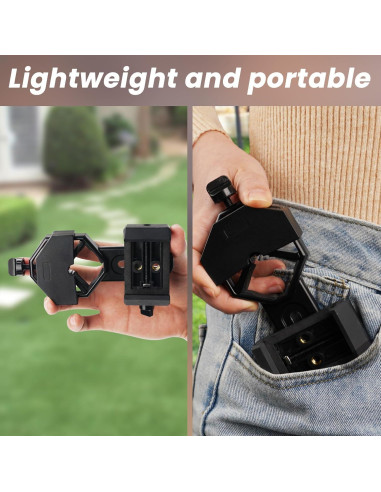 Adaptador para Smartphone Gosky - Compatible con Telescopios y Prismáticos