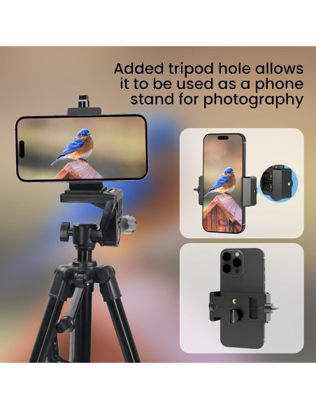 Adaptador para Smartphone Gosky - Compatible con Telescopios y Prismáticos