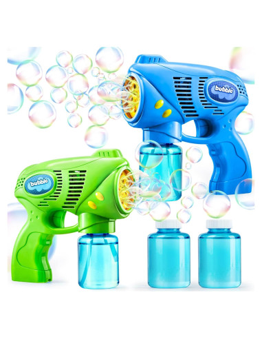 Pistola de Burbuja Joyin con 2 Botellas 148ml para Niños