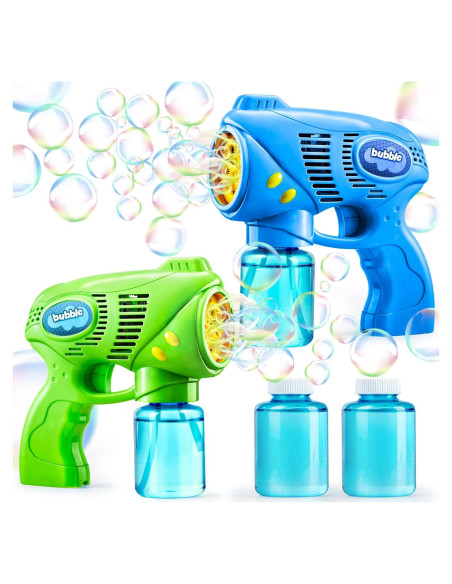 Pistola de Burbuja Joyin con 2 Botellas 148ml para Niños