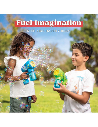 Pistola de Burbuja Joyin con 2 Botellas 148ml para Niños