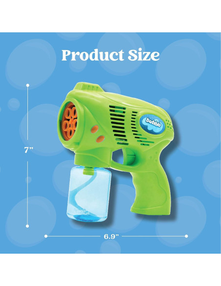 Pistola de Burbuja Joyin con 2 Botellas 148ml para Niños