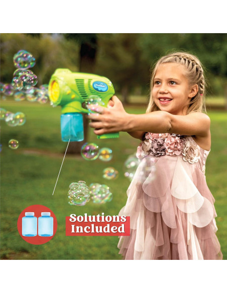 Pistola de Burbuja Joyin con 2 Botellas 148ml para Niños