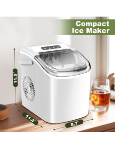 Máquina de Hielo NicBex Dorothy 11,79 kg/24H, 9 Cubos 2