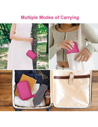 Funda Canboc para Canon PowerShot G7X Mark II/III Roja