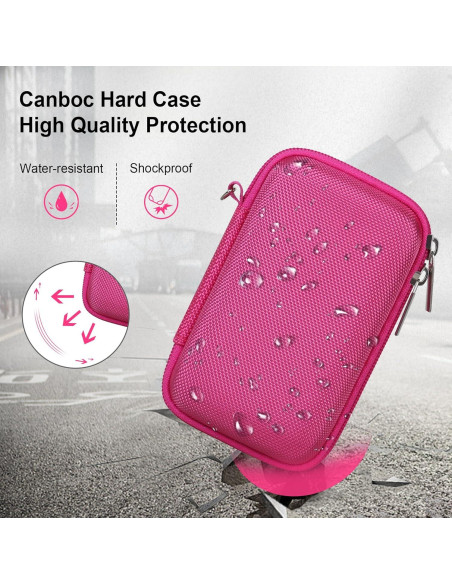 Funda Canboc para Canon PowerShot G7X Mark II/III Roja