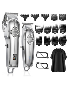 Cortadora de cabello GLAKER K11S+I3F inalámbrica 22 piezas