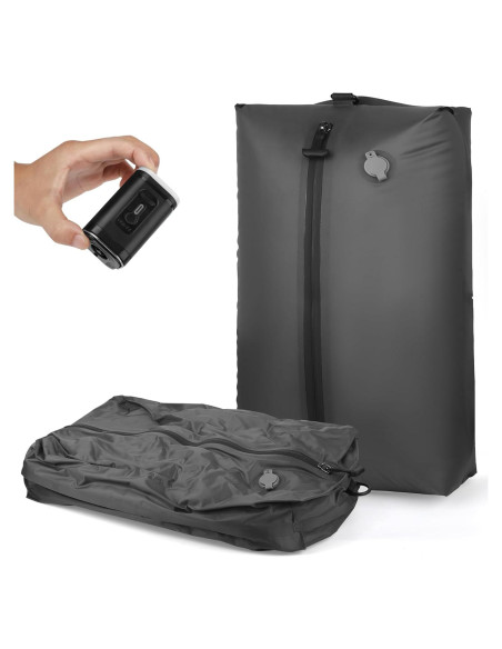 Bolsas de Vacío ANQAROS 1PC+Bomba Impermeables para Viaje