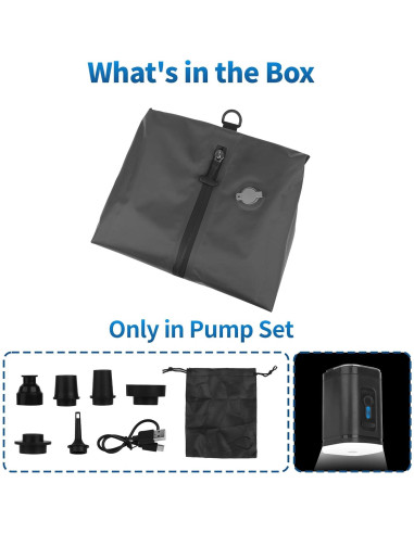 Bolsas de Vacío ANQAROS 1PC+Bomba Impermeables para Viaje