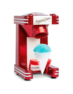 Máquina de Hielo Raspado Nostalgia - Rojo Retro - 1 Vaso