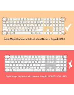 Protector de Teclado TPU Cooskin para Magic Keyboard A2520 2