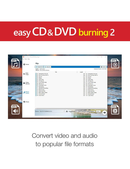 Grabador de Discos Corel Easy CD & DVD Burning 2