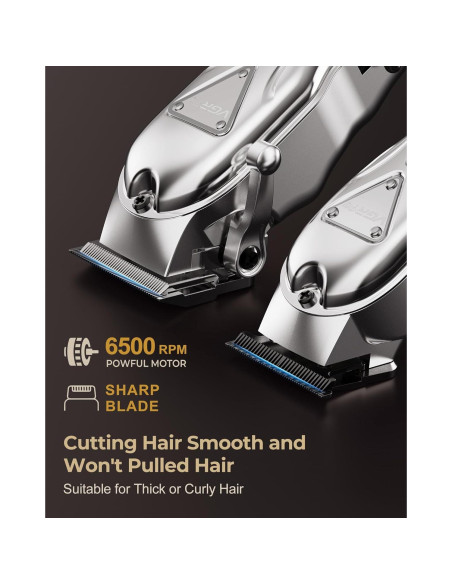 Cortadora de Cabello VGRPro Inalámbrica con Pantalla LCD