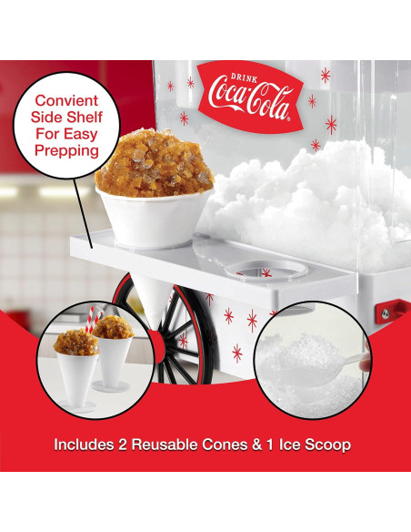 Máquina de Hielo Raspado Nostalgia Coca-Cola - 20 Delicias