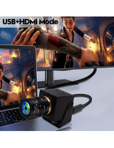 Cámara IFWATER USB 4K 30FPS con Zoom Óptico 4X 2