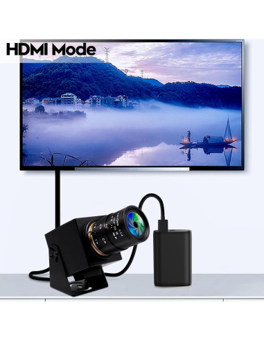 Cámara IFWATER USB 4K 30FPS con Zoom Óptico 4X