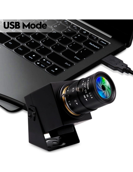 Cámara IFWATER USB 4K 30FPS con Zoom Óptico 4X