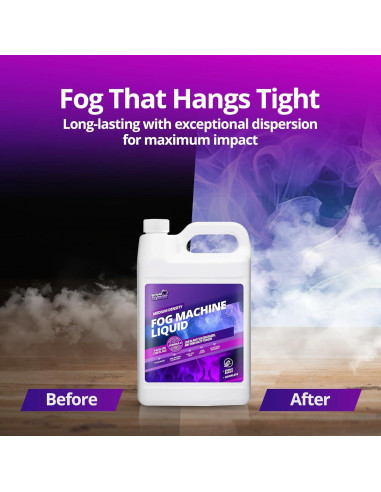Líquido para Máquina de Niebla - 1 Galón - Densidad Media