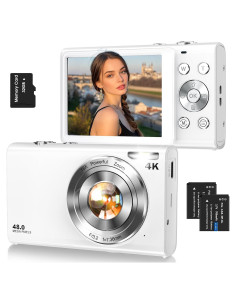 Cámara Digital Lecnippy DC402 48MP 4K Zoom 16X Compacta