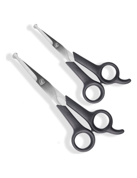 Set de Tijeras de Aseo para Mascotas Pets First - 2 Piezas