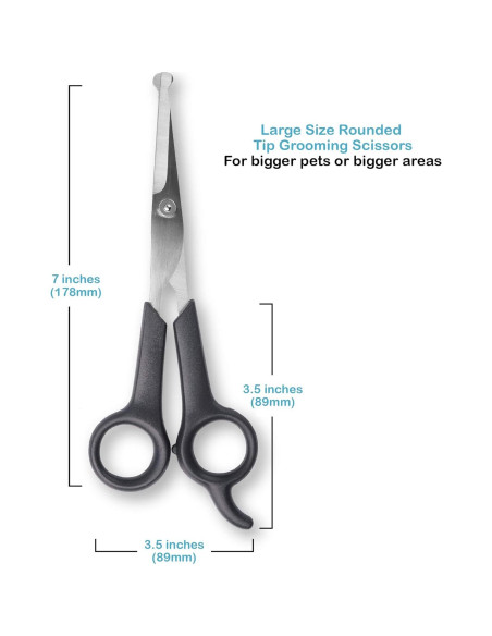 Set de Tijeras de Aseo para Mascotas Pets First - 2 Piezas