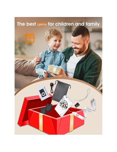 Cámara Digital Lecnippy DC402 48MP 4K Zoom 16X Compacta