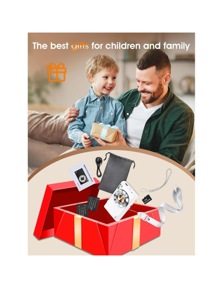 Cámara Digital Lecnippy DC402 48MP 4K Zoom 16X Compacta