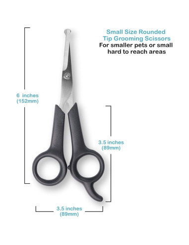 Set de Tijeras de Aseo para Mascotas Pets First - 2 Piezas