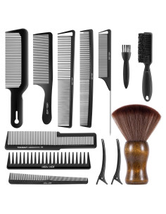 Juego de Peines SALONSILK 13 Piezas para Estilistas