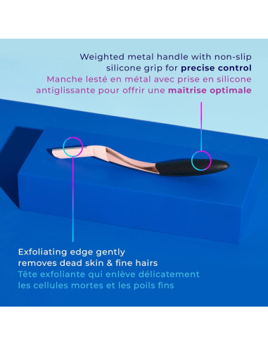 Afeitadora de Dermaplaning Schick Hydro Silk con 6 Repuestos