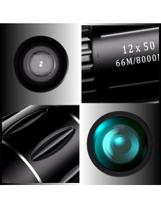 Monocular 12x50 HD BUCAEEL para observación de aves y senderismo 2