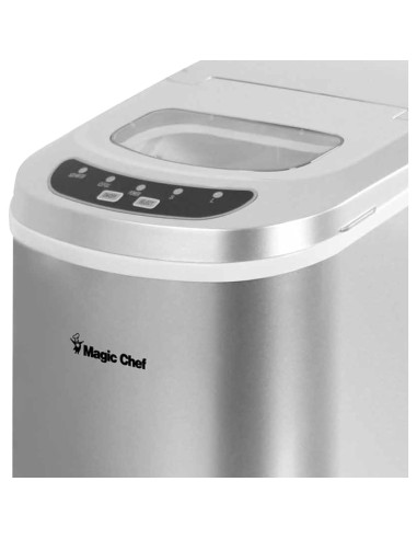 Máquina de Hielo Portátil Magic Chef MCIM22SV 12,25 kg Plata