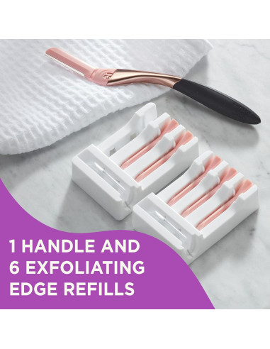 Afeitadora de Dermaplaning Schick Hydro Silk con 6 Repuestos