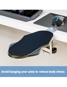 Reposabrazos Ergonómico Miocololy Ajustable para Escritorio 2