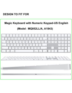 Cubierta de Teclado ProElife para Apple Magic Azul Ombre 2