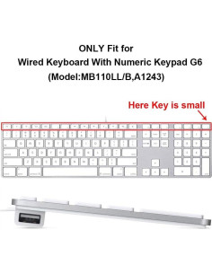 Cubierta de Silicona HRH Arcoíris para Teclado iMac A1243 2