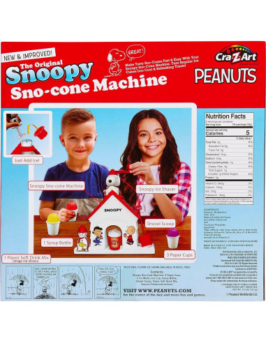Máquina de Sno-Cone Cra-Z-Art Snoopy 1.81 kg con jarabe