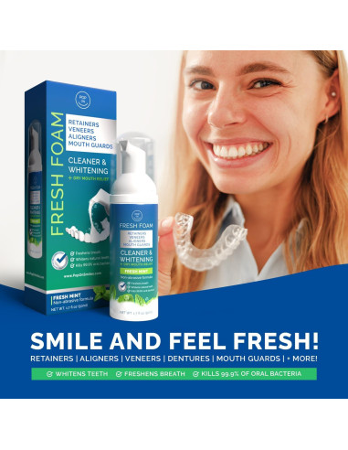 Espuma Limpiadora Pop On Fresh Foam 50ml Menta Blanqueante
