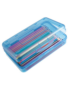 Estuche de Lápices DANRONG Azul 20.83x11.68x5.84 cm