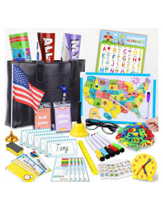 Juego de Imaginación Escolar Gifts2U con Pizarra y Pósters