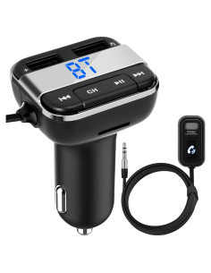 Transmisor FM Bluetooth Pyle PBT91.5 con USB y SD