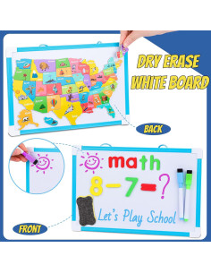 Juego de Imaginación Escolar Gifts2U con Pizarra y Pósters 2