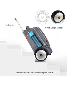 UNIKER Bolsa Rodante para Laptop 14" Lluvia Colorida 2